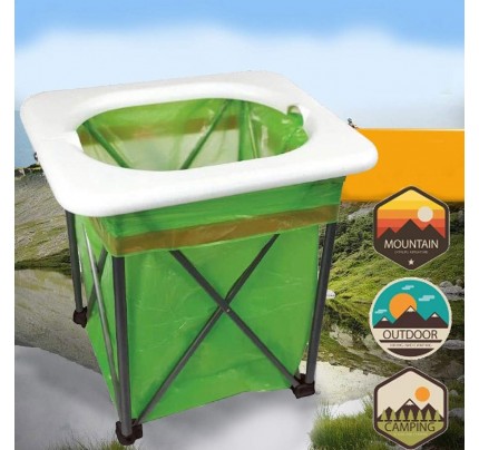 BRS Outdoor Travel Multi Functional Folding Toilet Portable Car Toilet Emergency Mobile Toilet