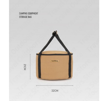 Naturehike Round camping storage box berrel khaki 