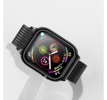 USAMS Apple watch 4 Magnetic Loop strap 44mm black