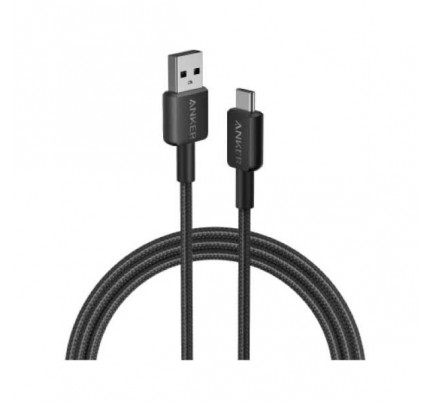 Anker 322 USB-A to USB-C Cable Braided (0.9m/3ft) -Black