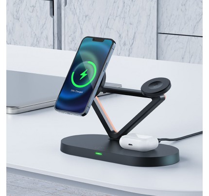  MOMAX Airbox Multi-Device Wireless Charging Power Bank,  Foldable 5 in 1 Wireless Charging Station, 10000mAh MFi Certified for  iPhone 15/Plus/Pro/Pro Max,14,13 Series,Apple Watch,AirPods and More : Cell  Phones & Accessories