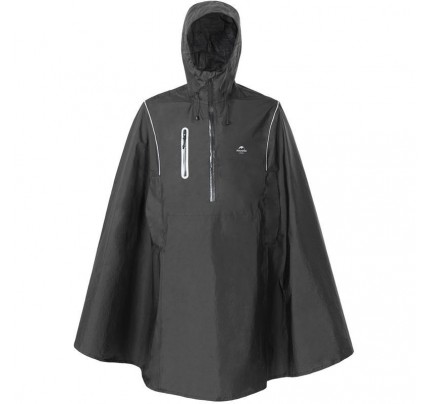 Naturehike Hooded Breathable Outdoor Rain Poncho - Blacl L