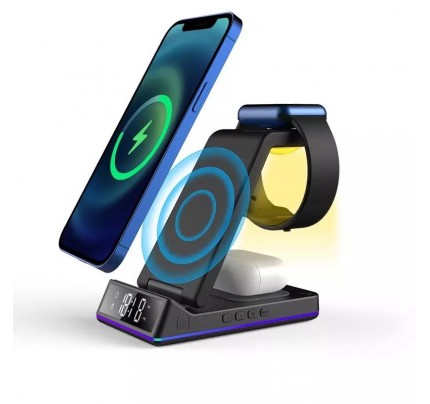 Wirelss Charger 5 in 1 RGB 15W