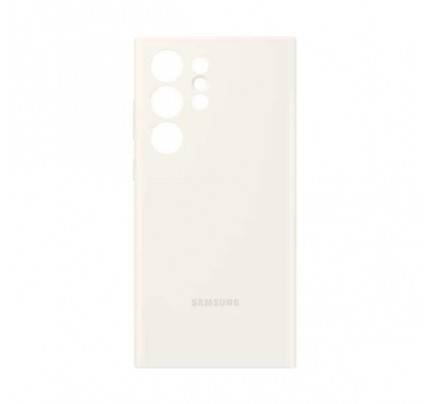 Samsung S23 Ultra Silicone Cover - Cream