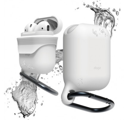 Elago airpods waterproof hang case - White