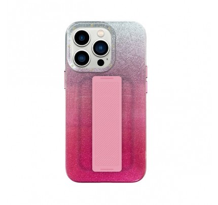 Keephone iPhone 13 Pro Heldro Sky Cover - Shimmer Pink