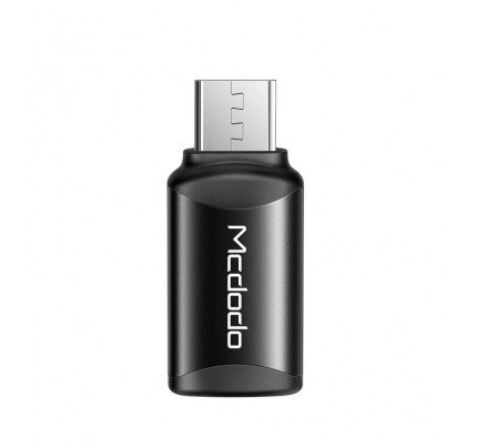 MCDODO Lightning to Micro USB Connector black