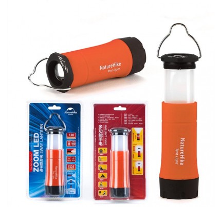 Naturehike Tent camp lamp with three lights orange