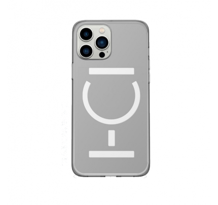 iP13 Pro Case + Magnetic Strap  - Claer Gray