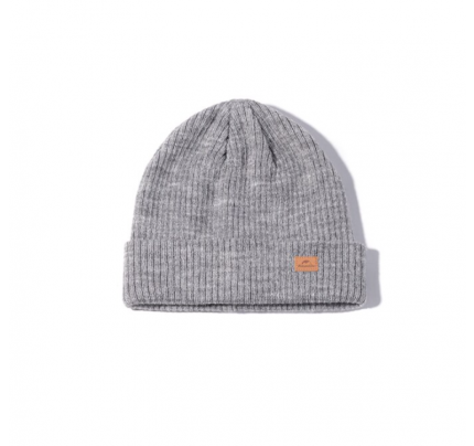 Naturehike Wool Folded Knitted Hat Outdoor Warm Thicken Hat Sports Caps for Men Women in Autumn Winter gray