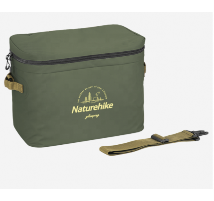 Naturehike 20L Ice Pack Camping Travel Drinks Thermal Insulation Large Capacity Portable PVC Picnic Bag army green
