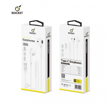 rocket typ-c  headphones white