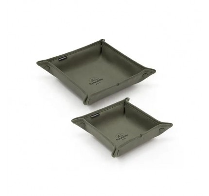  sundick outdoor camping Snap Foldable Storage Tray Collapsible Canvas tray