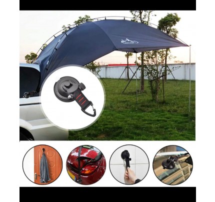 MRM  BRO Car Tent Suction Cups Buckle Side Round/Triangular Awning Anchors Outdoor 2 PCS Camping Tent Suckers Anchor Securing Hook