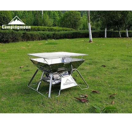 CAMPINGMOON MT-3 BBQ grill large LARGE