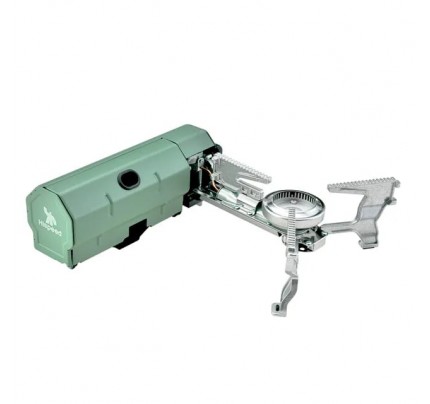 HISPEED Portable Gas Stove Burner Material:Aluminum  Open size: 31x25x9 CM Fold size:26x12x12  CM Firepower ：2600 W
