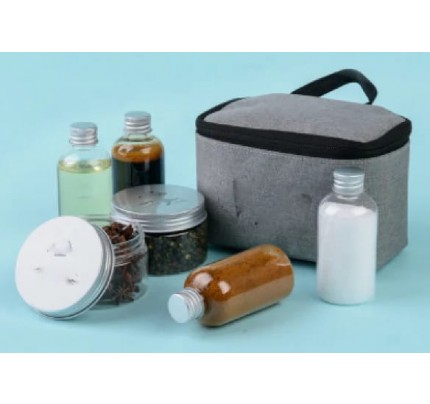 HISPEED Outdoor Camping Tableware BBQ picnic 6 in 1 seasoning bottle Spice Jars Sauce Condiment Bottles Containers Set