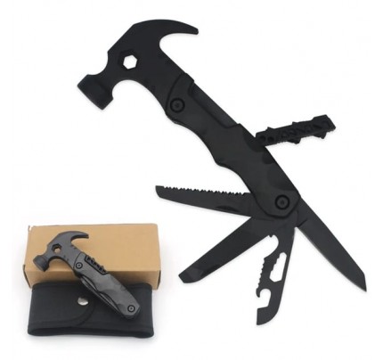 HISPEED Camping Tool Claw Multi Hammer With Plier