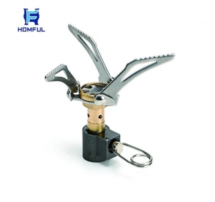portable camping Mini gas stove in pocket