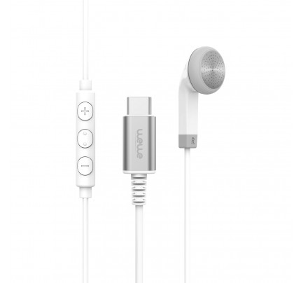 WEWE SINGLE MONO EARPHONE TYP-C WHITE