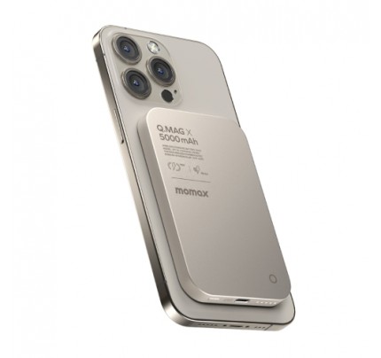 momax "Q.Mag X1  10000mAh Magsafe Wireless Battery Pack"titanium