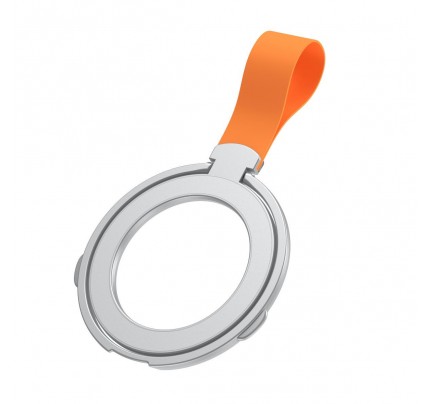 grip magsafe magnetic ring silver & orange