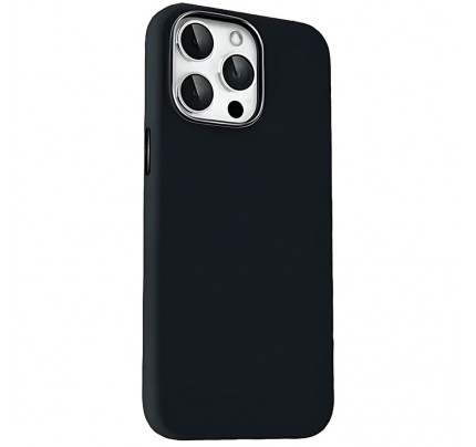 keephone rosana magsnap liquid silicone ip 15  pro max case black (68275)