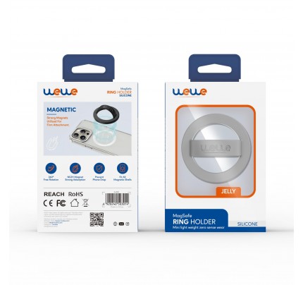 WEWE GRIP JELLY MAGSAFE RING HOLDER GRAY (75144)
