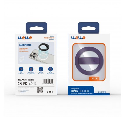 WEWE GRIP JELLY MAGSAFE RING HOLDER PURPLE (75146)