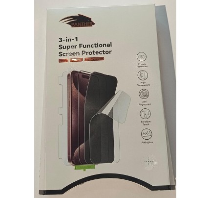 panther 3 in 1 super functional screen protector ip 15 pro max (10301)