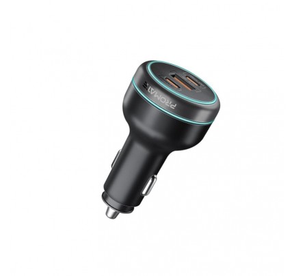 PROMATE 230W DUAL PD SUPER SPEED CAR CHARGER(10652)
