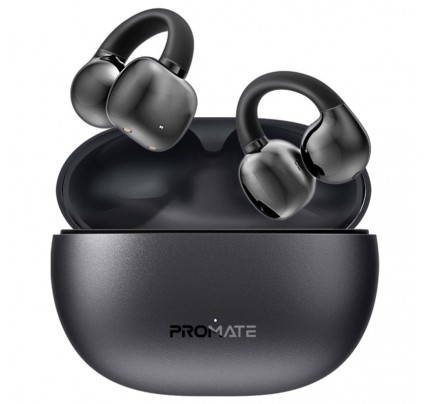 PROMATE Audio Fit open ear clip on earbuds Black(10655)