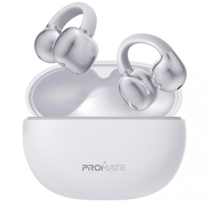 PROMATE Audio Fit open ear clip on earbuds White(10656)