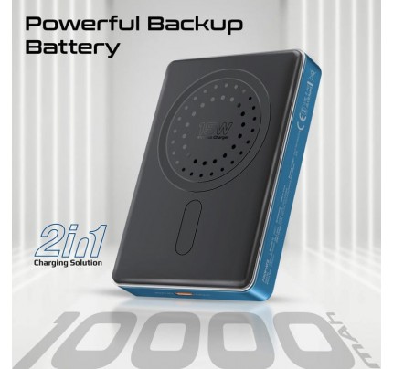 PROMATE 10000MAH MAGSAFE Wireless charging power bank blue(10674)