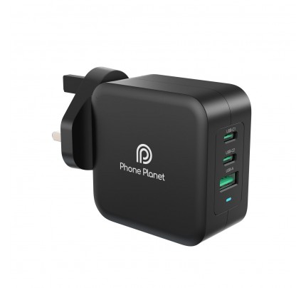 NEW PHONE PLANET GAN CHARGER 100W 2TYPE-C USB A QUICK CHARGER(11206)