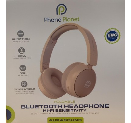 NEW PHONE PLANET BLUETOOTH Headphone hi-fi Sensitivity AURASOUND KAKI(11217)