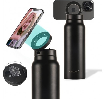 XO VACUUM BOTTLE WITH MAGSAFE STAND 800ML BLACK(75212)