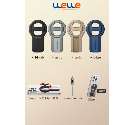 WEWE 360 ROTATION GRIPSTAND N52 STRONG MAGNETIC MIX COLORS(75240)