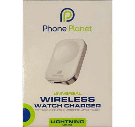 NEW Phone Planet wireless watch charger white(11207)